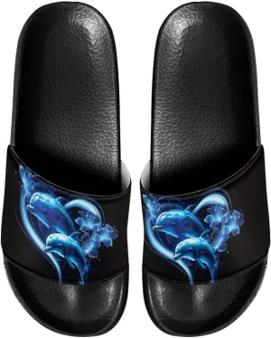 Footwear for Mens Open Toe Athletic Sandals Anti-Slip Sole Slide Sandals Pillow House Flat Shoes Comfortable Slip On Slippers for Indoor & Outdoor