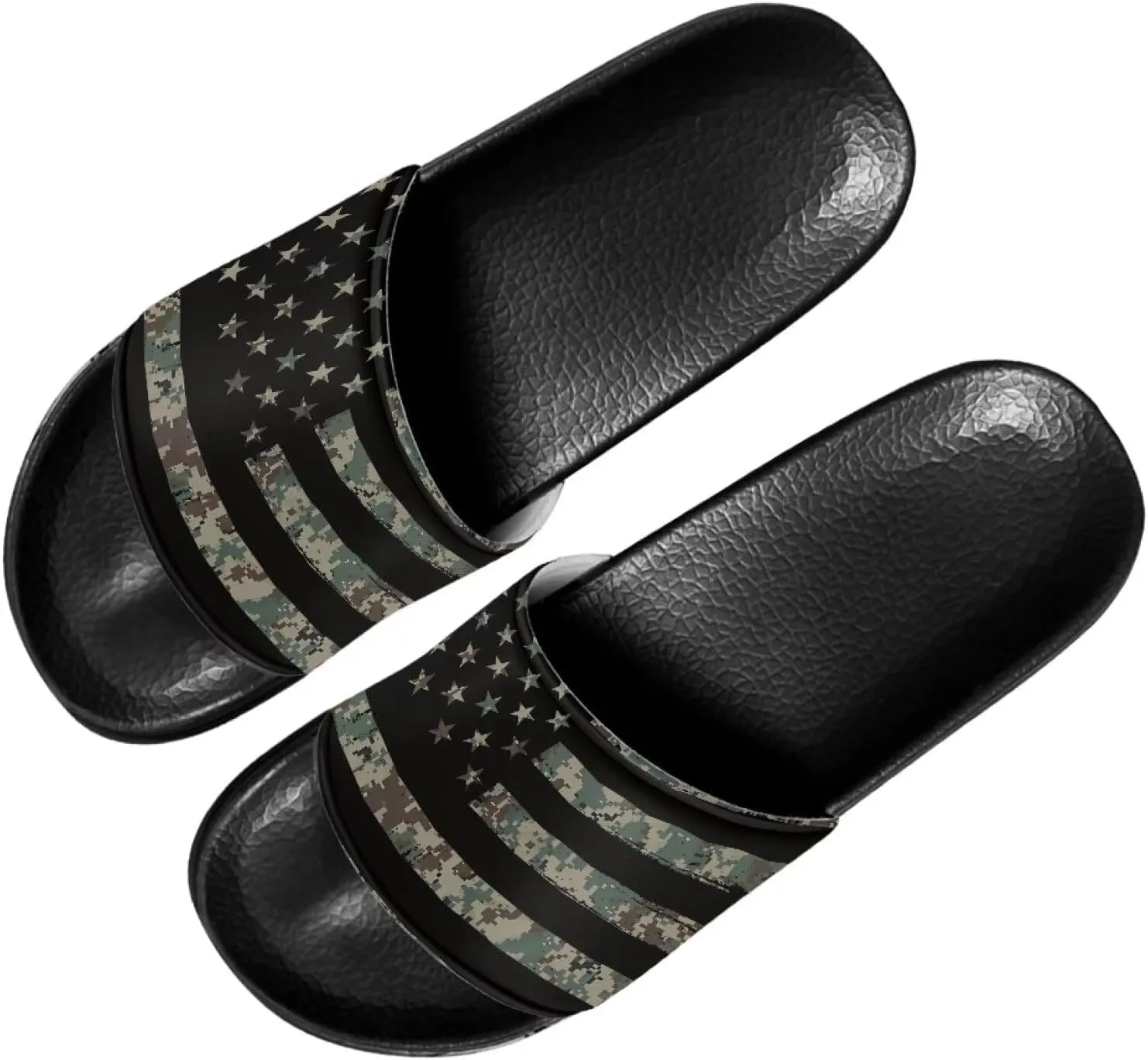 Footwear for Mens Open Toe Athletic Sandals Anti-Slip Sole Slide Sandals Pillow House Flat Shoes Comfortable Slip On Slippers for Indoor & Outdoor