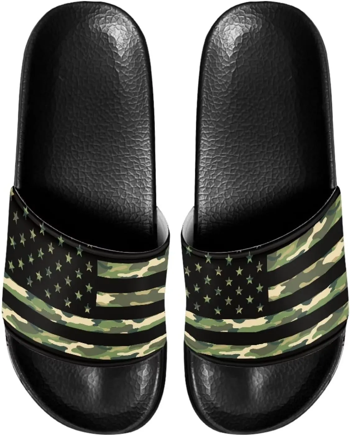 Footwear for Mens Open Toe Athletic Sandals Anti-Slip Sole Slide Sandals Pillow House Flat Shoes Comfortable Slip On Slippers for Indoor & Outdoor