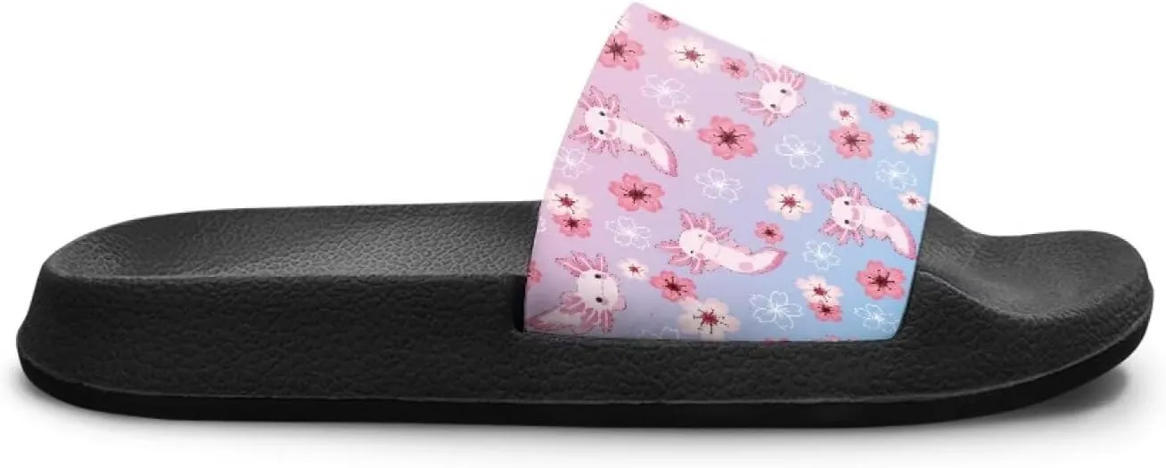 Girls Cloud Slides for Kids Cartoon Sandals Unisex Comfortable Non-slip Shower Shoes Thick Sole for Indoor & Outdoor Gifts