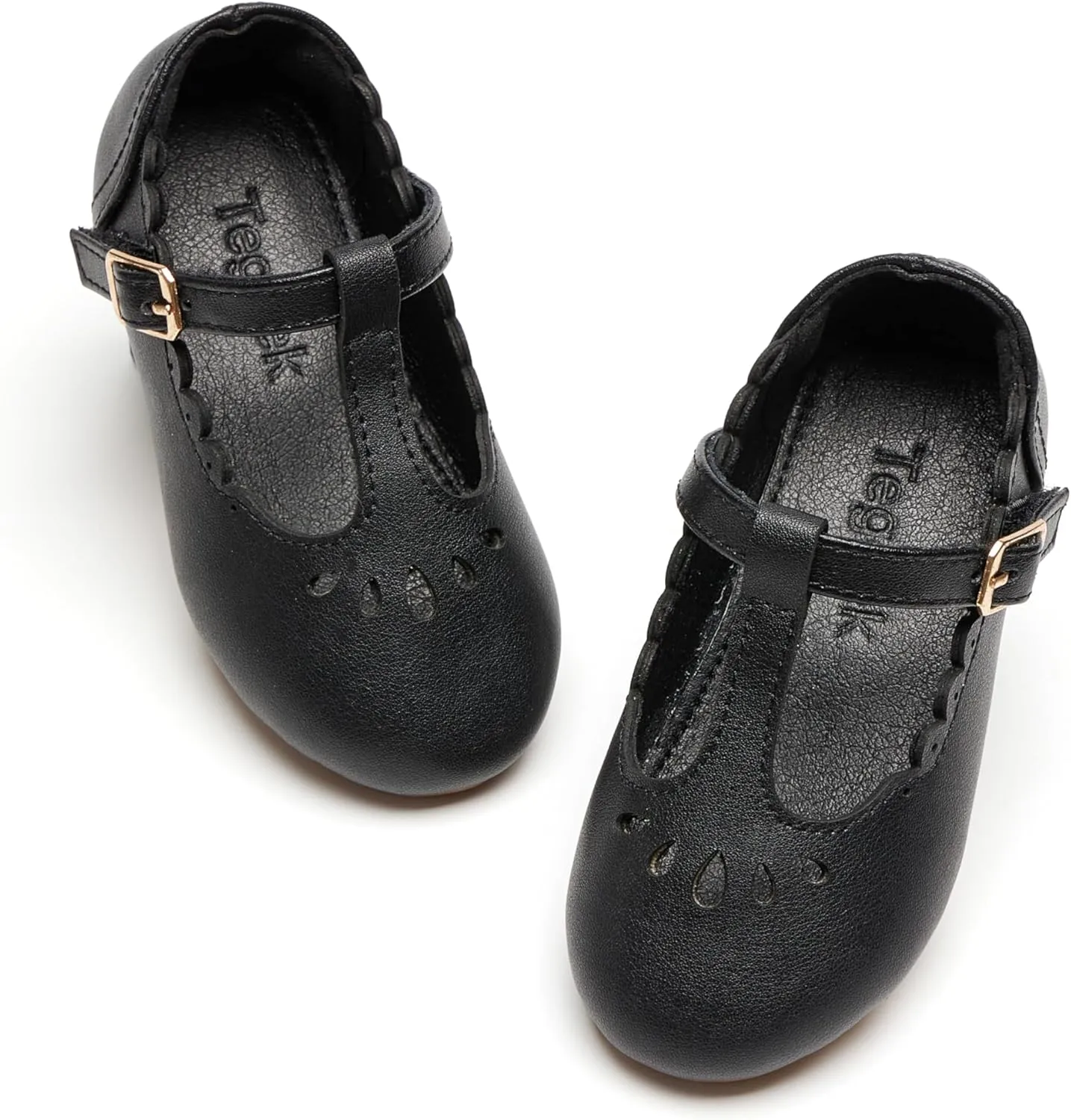 Girls Toddler Little Kid Mary Jane Flats T-Strap School Uniform Dress Shoes