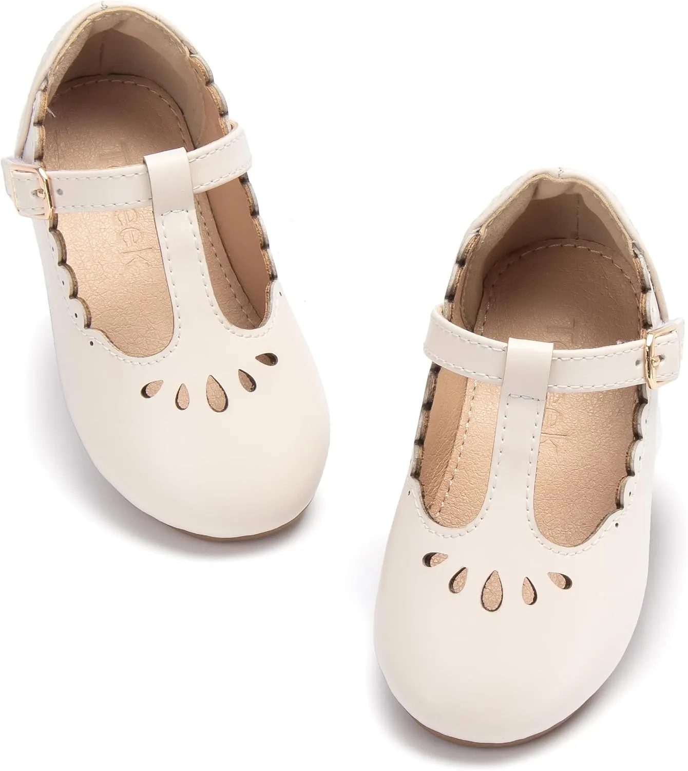 Girls Toddler Little Kid Mary Jane Flats T-Strap School Uniform Dress Shoes