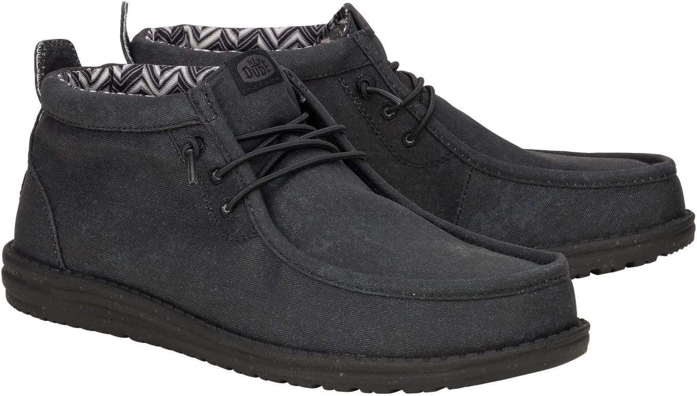 HEYDUDE Wally Mid Stretch, Pull on Boots, Comfortable & Light-Weight