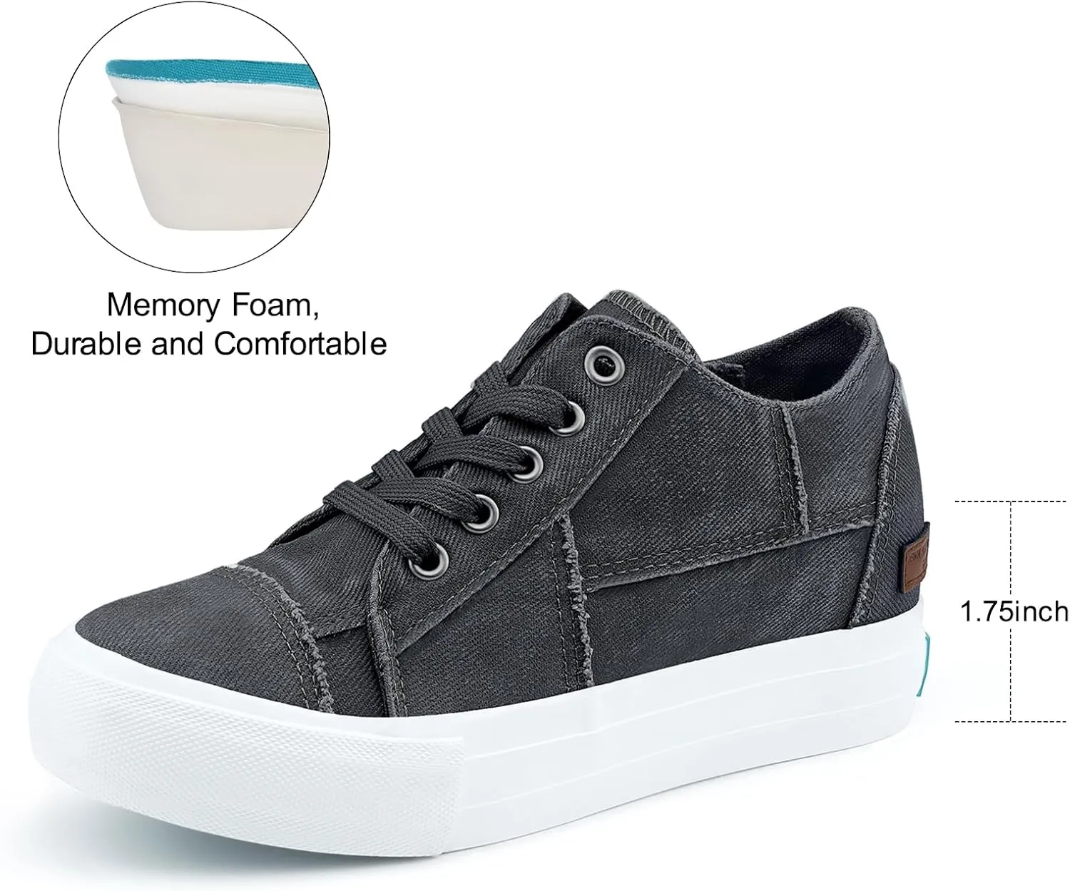 JENN ARDOR Wedge Sneakers for Women Lightweight Platform Shoes High Top Fashion Sneakers Hidden Wedgie Sneaker Ankle Booties for Women