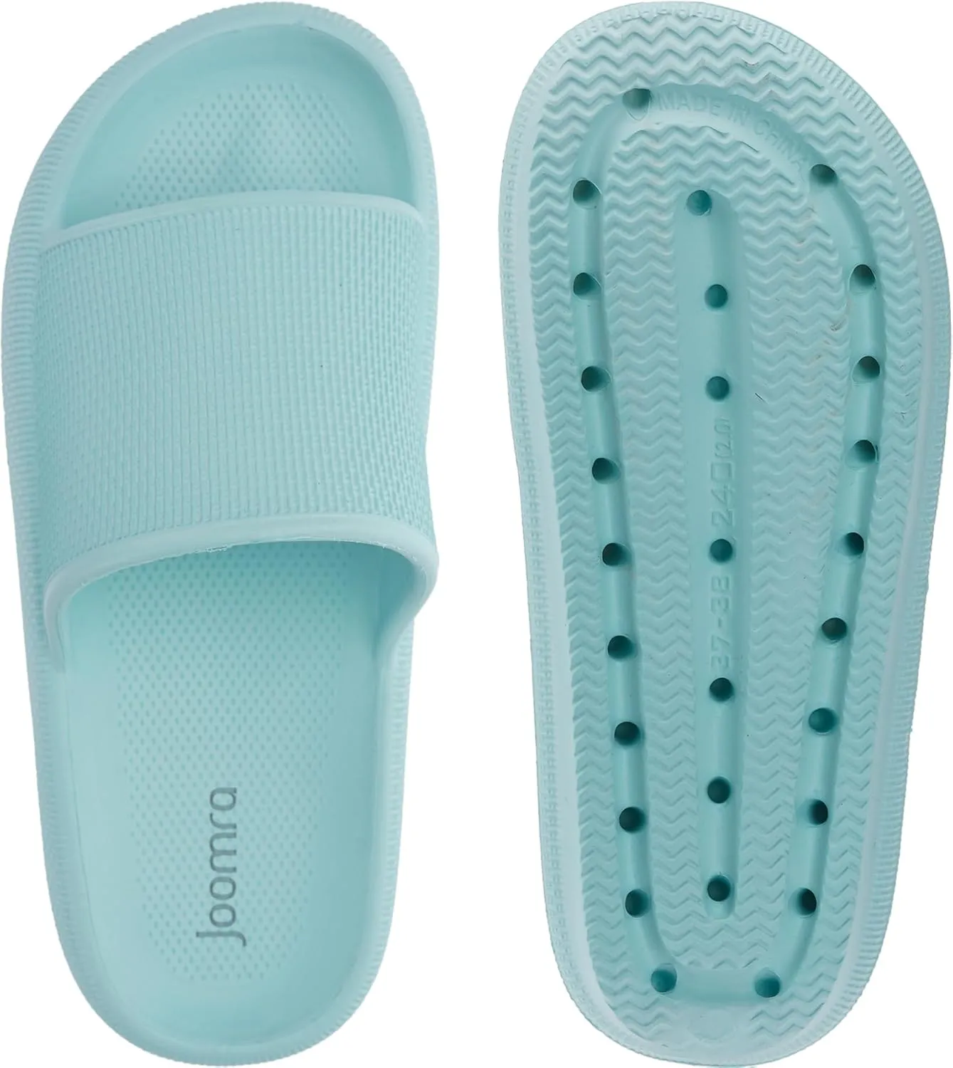 Joomra Pillow Slippers for Women and Men Non Slip Quick Drying Shower Slides Bathroom Sandals | Ultra Cushion | Thick Sole