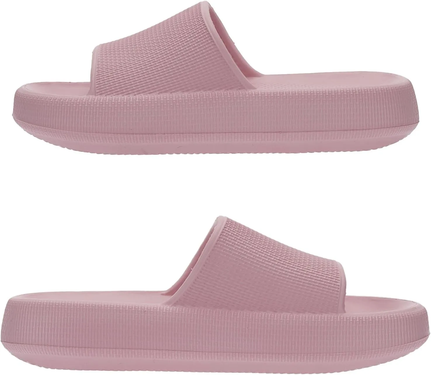 Joomra Pillow Slippers for Women and Men Non Slip Quick Drying Shower Slides Bathroom Sandals | Ultra Cushion | Thick Sole