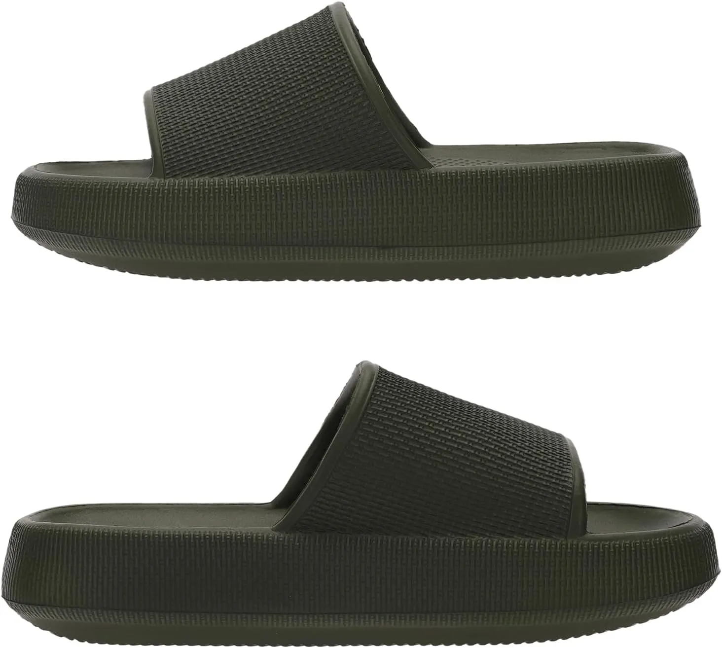 Joomra Pillow Slippers for Women and Men Non Slip Quick Drying Shower Slides Bathroom Sandals | Ultra Cushion | Thick Sole