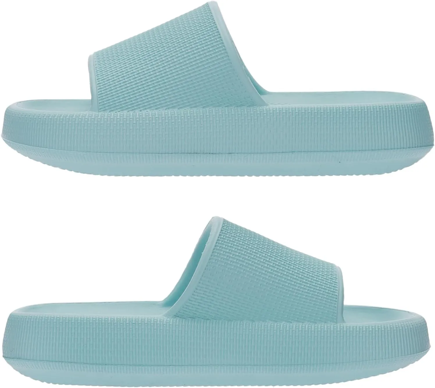 Joomra Pillow Slippers for Women and Men Non Slip Quick Drying Shower Slides Bathroom Sandals | Ultra Cushion | Thick Sole