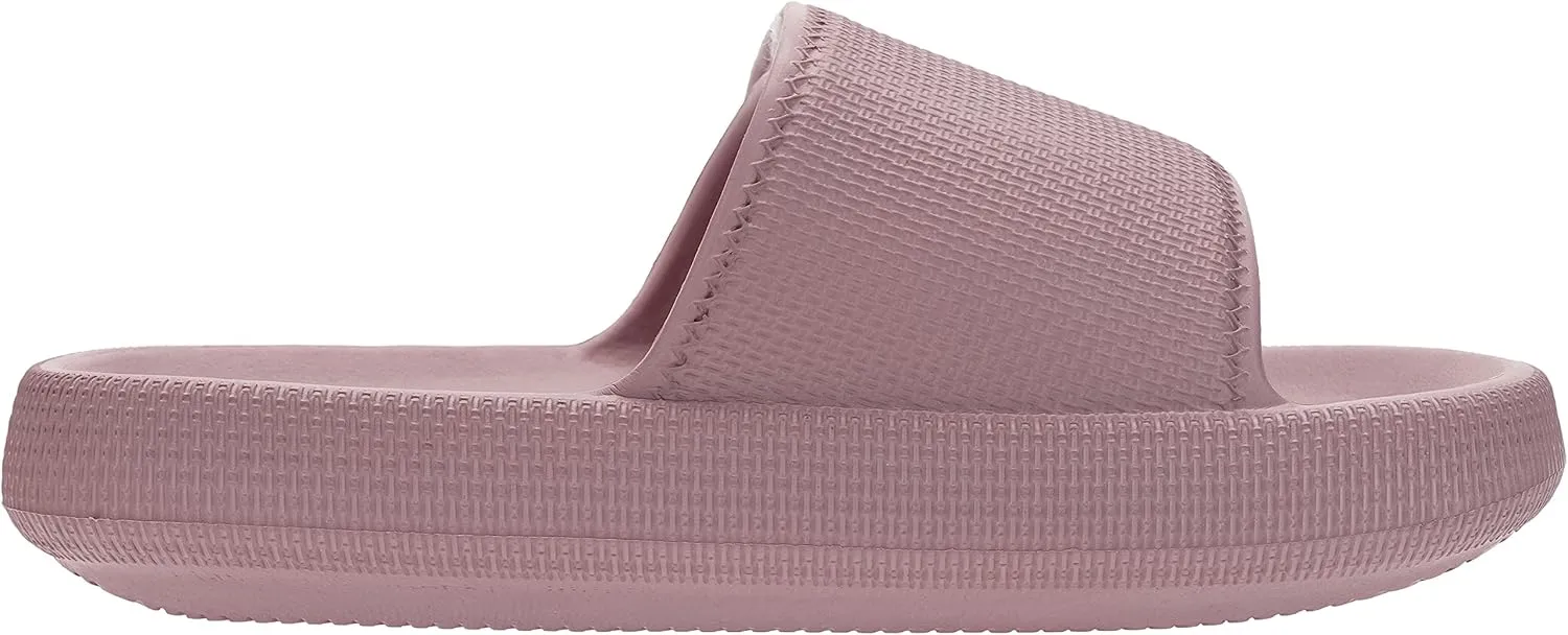 Joomra Slides for Women and Men Recovery Pillow Slippers Diabetic Sandals | Adjustable Strap | Dual Cushioned Thick Sole