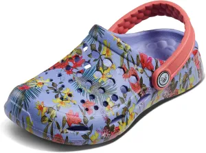 Joybees Kids Active Clog - Clogs for Kids, Rubber Shoe for Girls and Boys, Slip On Foam Sandals, Water Shoes with Strap for Toddlers and Children Size C4-J5