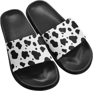 JoyLamoria Animal Print Sandals House Slides Women Cozy Pillow Slippers Soft Non-Slip Beach Pool Bathroom Lightweight Summer Fashionable