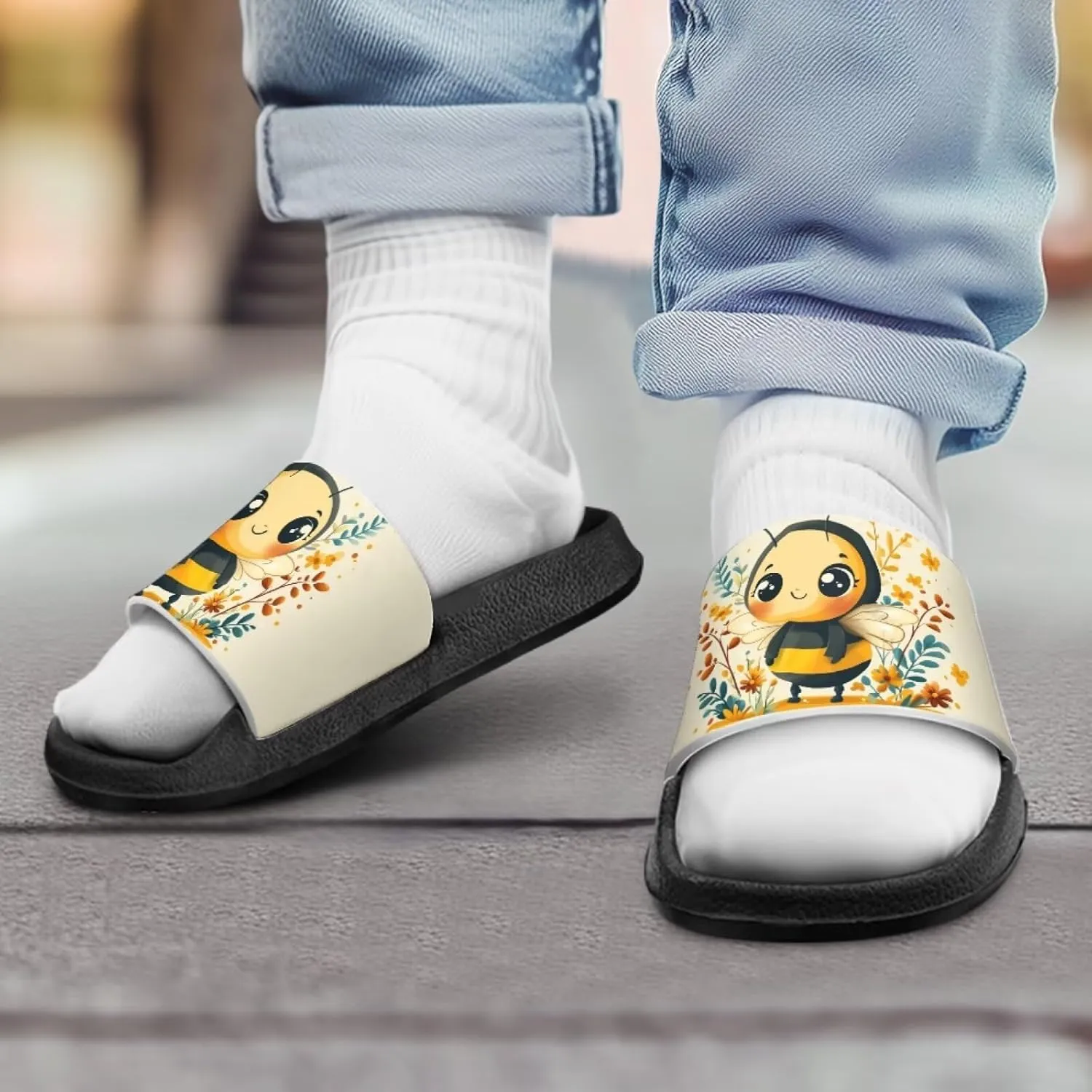JoyLamoria Animals Design Sandals House Slides Kids Cloud Slippers Cushioned Non Slip Indoor Outdoor Lightweight Open Toe Comfy