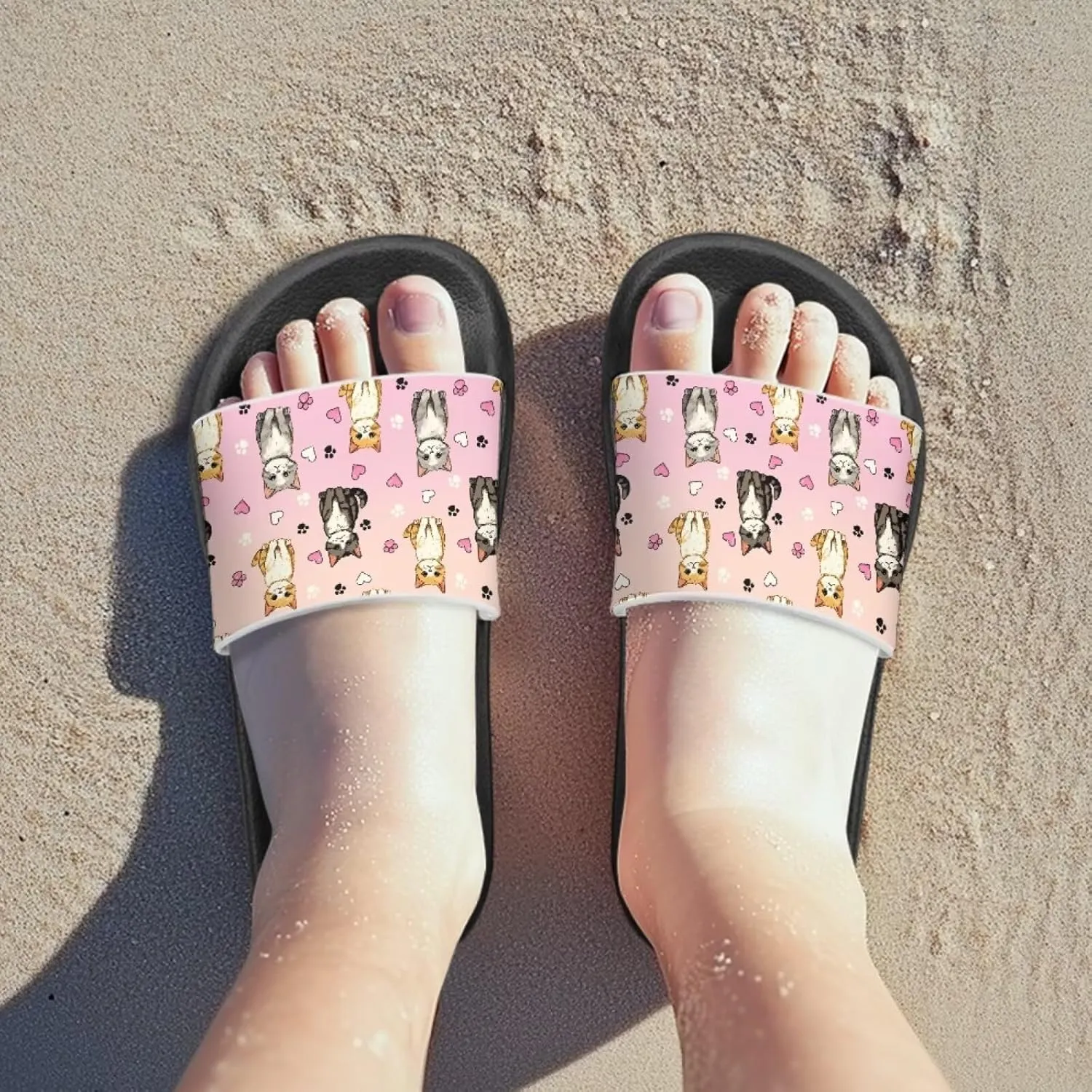JoyLamoria Animals Design Sandals House Slides Kids Cloud Slippers Cushioned Non Slip Indoor Outdoor Lightweight Open Toe Comfy