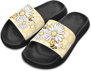 JoyLamoria Animals Print Sandals House Slides Kids Unisex Cloud Slippers Cushioned Non-Slip Shower Beach Pool Open Toe Comfy