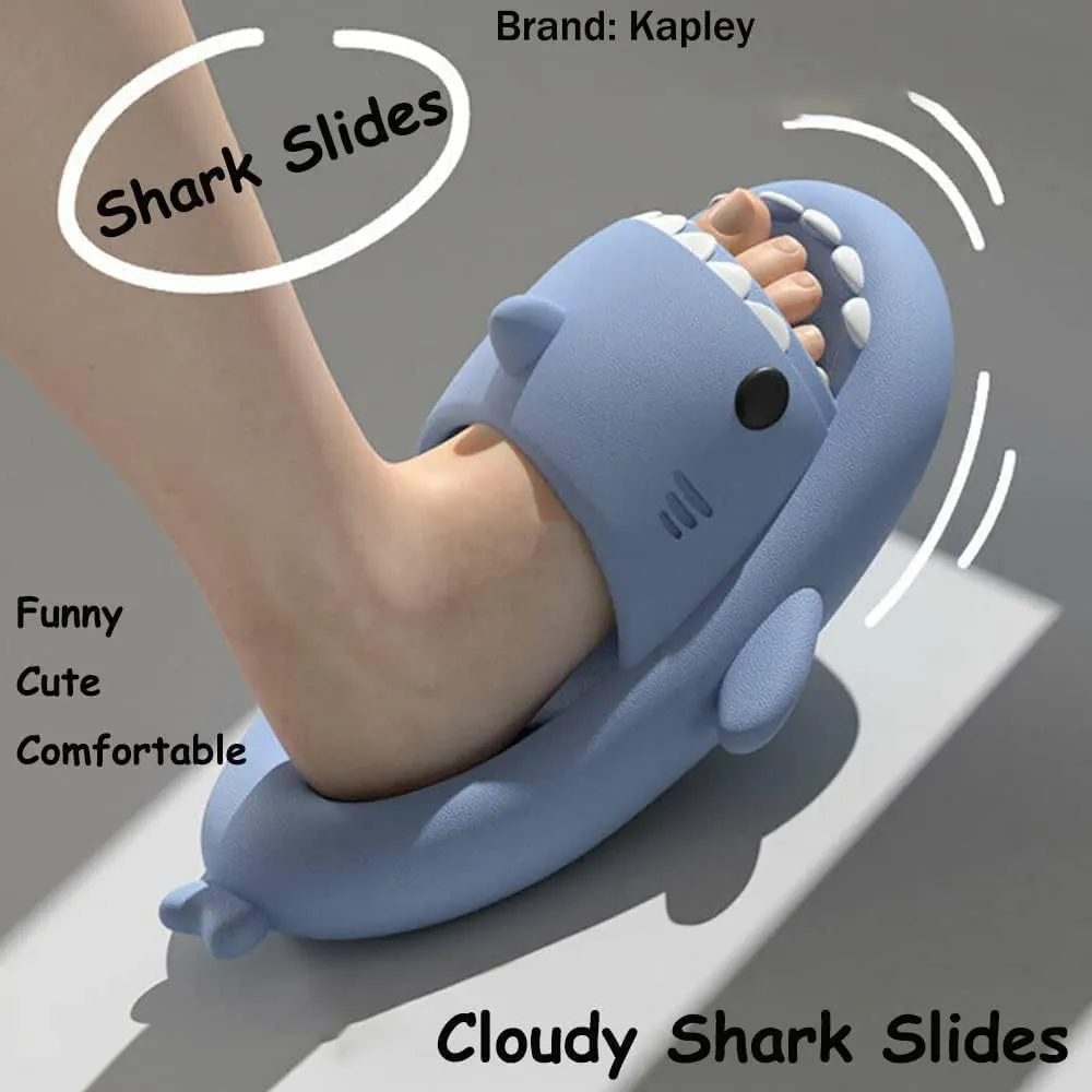 Kapley Shark Slides Original, Cloud Shark Home Spa Slippers for Women & Men