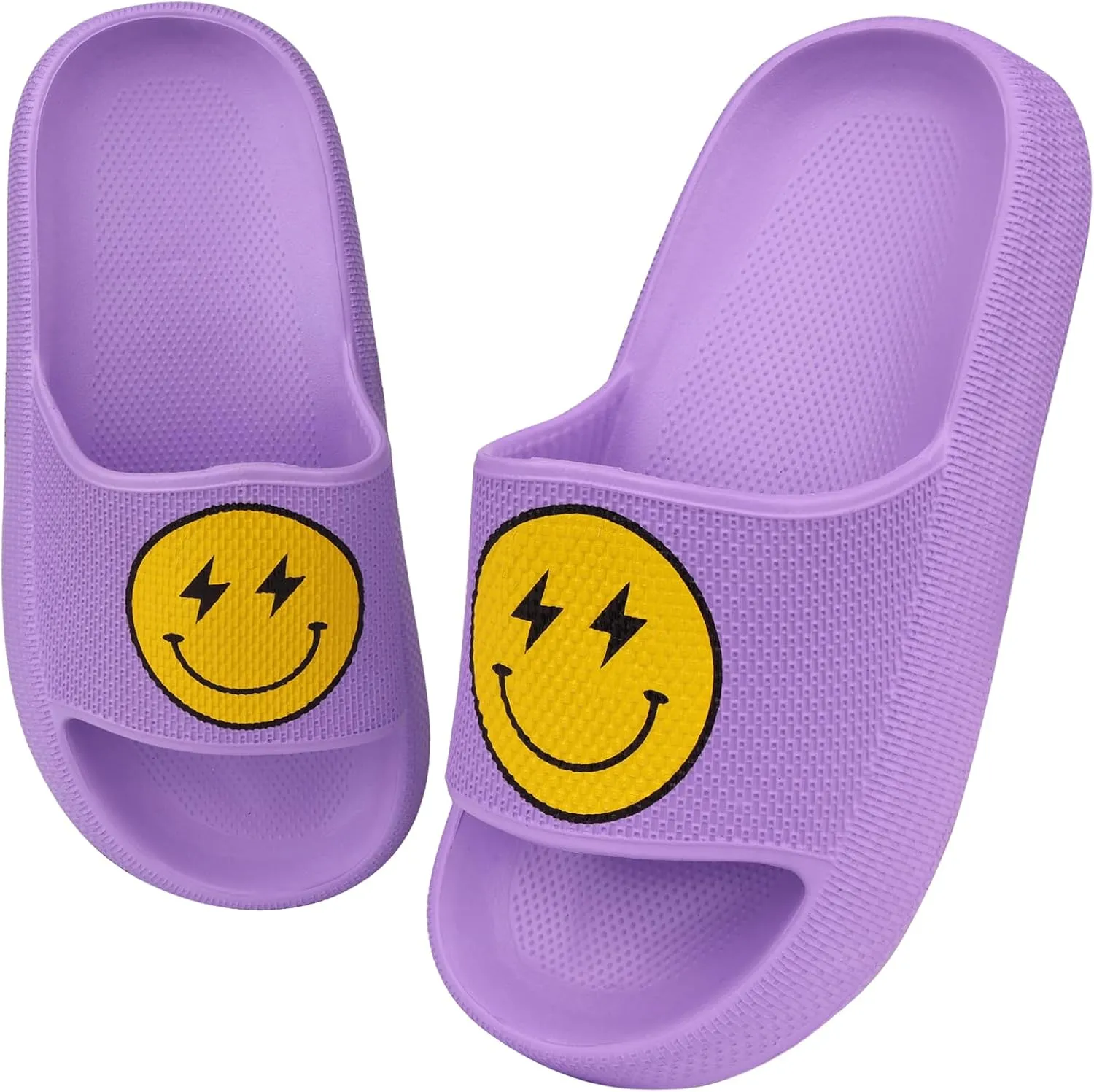 Kids Cloud Slides丨Pillow Sandals for Boys Girls丨Quick Drying Bathroom Shower Sandals丨Summer Beach Pool Slippers| Thick Sole Non-Slip