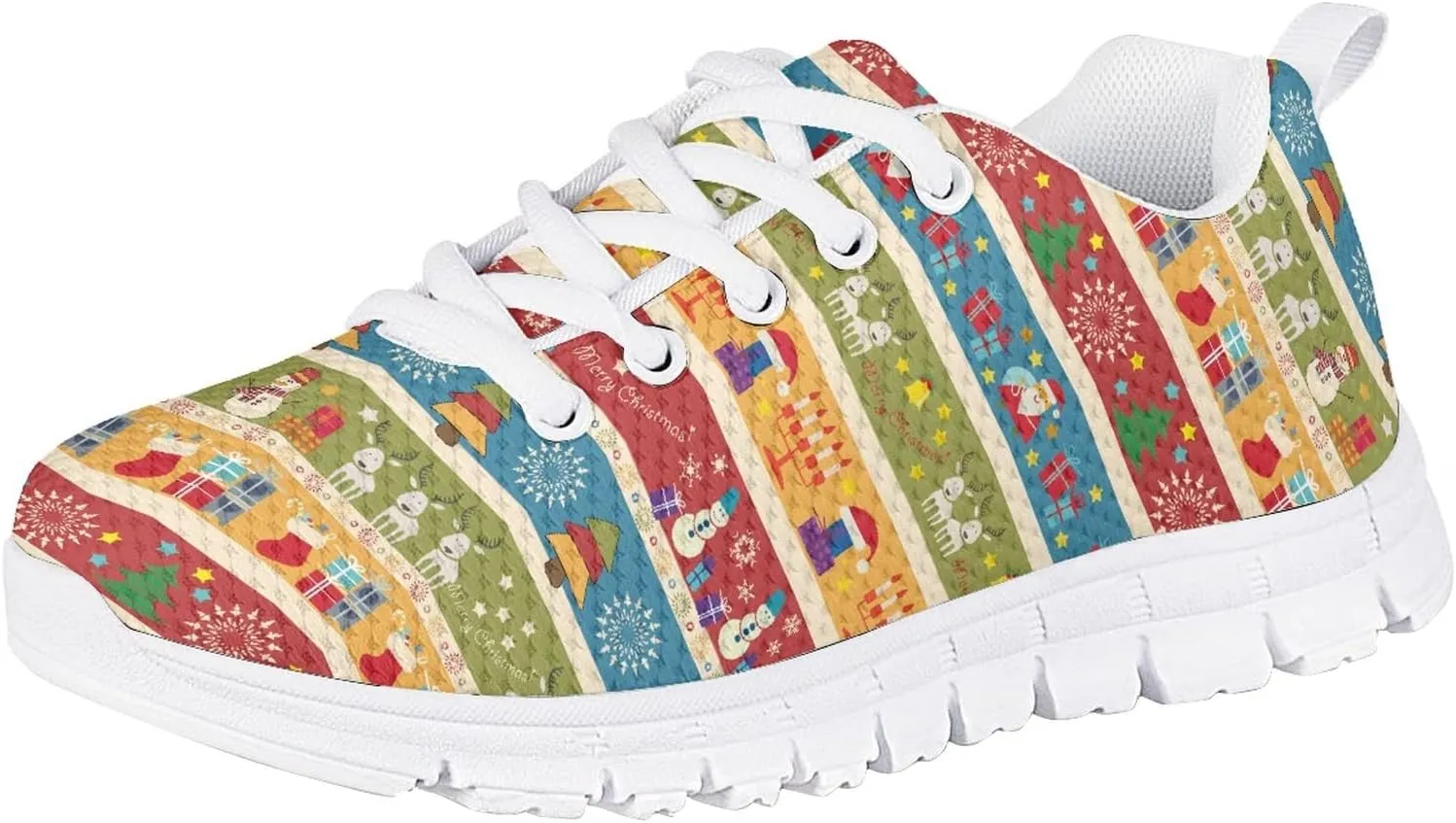 Kids Cute Tennis Running Shoes Graphic Print Lightweight Walking Athletic Sneakers for Girls Boys