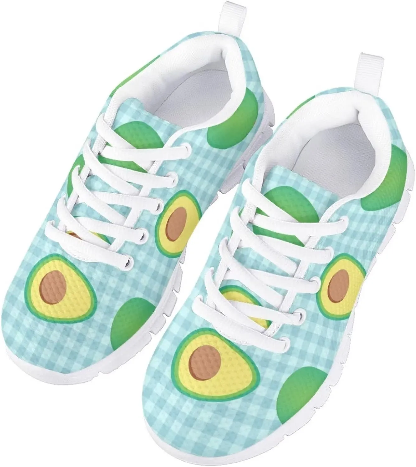 Kids Cute Tennis Shoes for Girls Soft Lightweight Running Sneakers Novelty Print Boys Walking Athletic Shoes