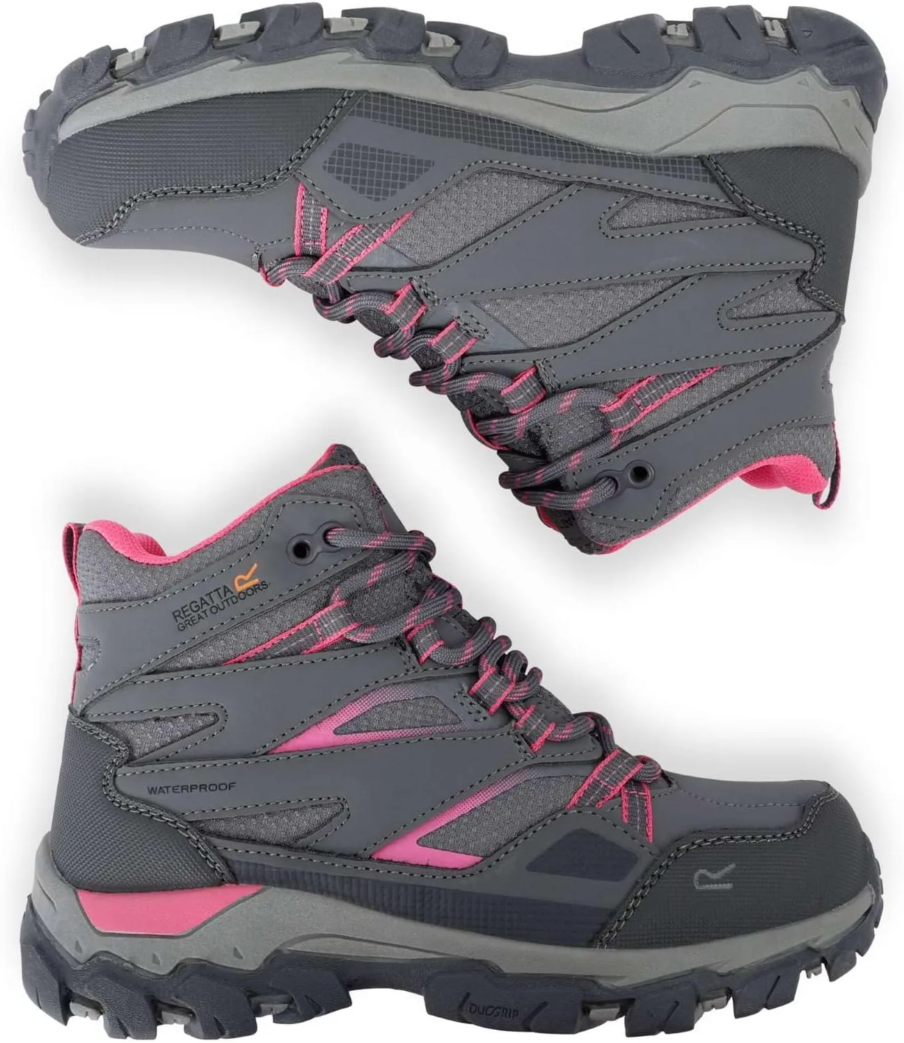 Kids Holcombe Walking Hiking Boots, Hiking Boots Unisex Children