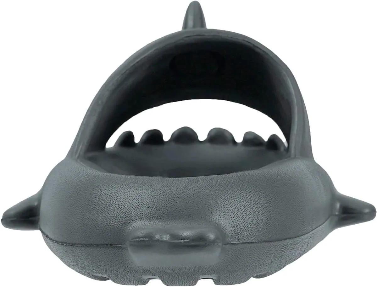 Kids Shark Slides Boys Girls Toddlers Cloud Shower Slippers Cute Cartoon Open Toe Sandals Cushioned Thick Sole Beach Pool Shoes