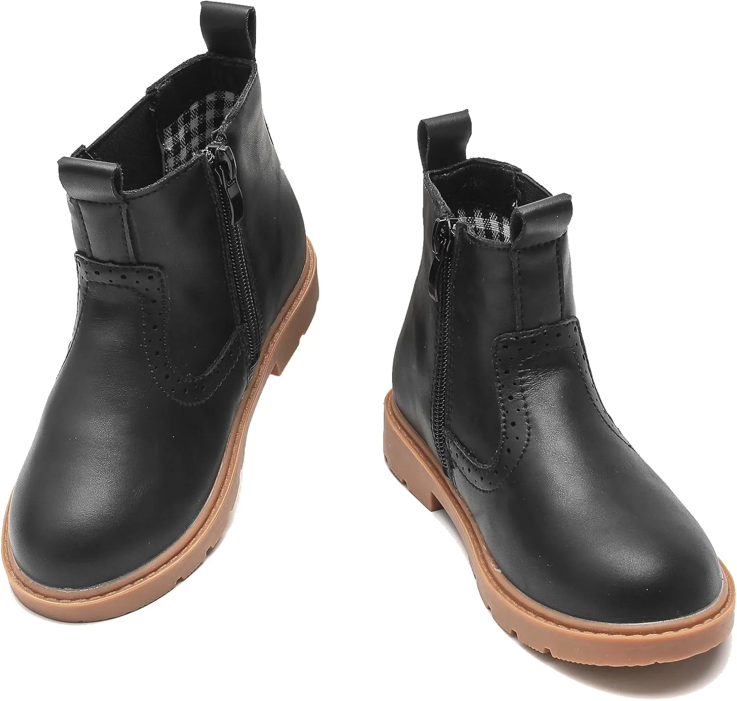 kkdom Boys Girls Waterproof Outdoor Side Zipper Comfort Chelsea Ankle Boots(Toddler/Little Kid/Big Kid)