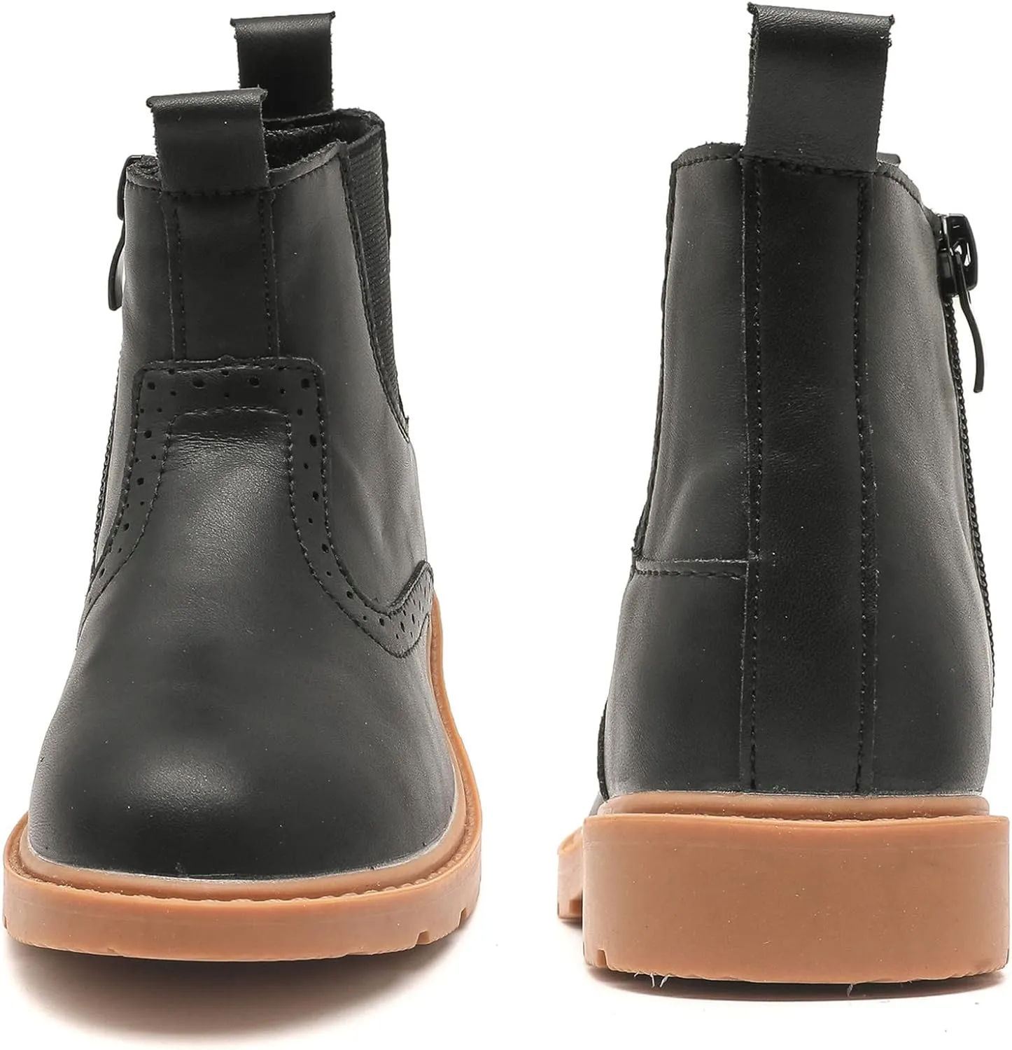 kkdom Boys Girls Waterproof Outdoor Side Zipper Comfort Chelsea Ankle Boots(Toddler/Little Kid/Big Kid)
