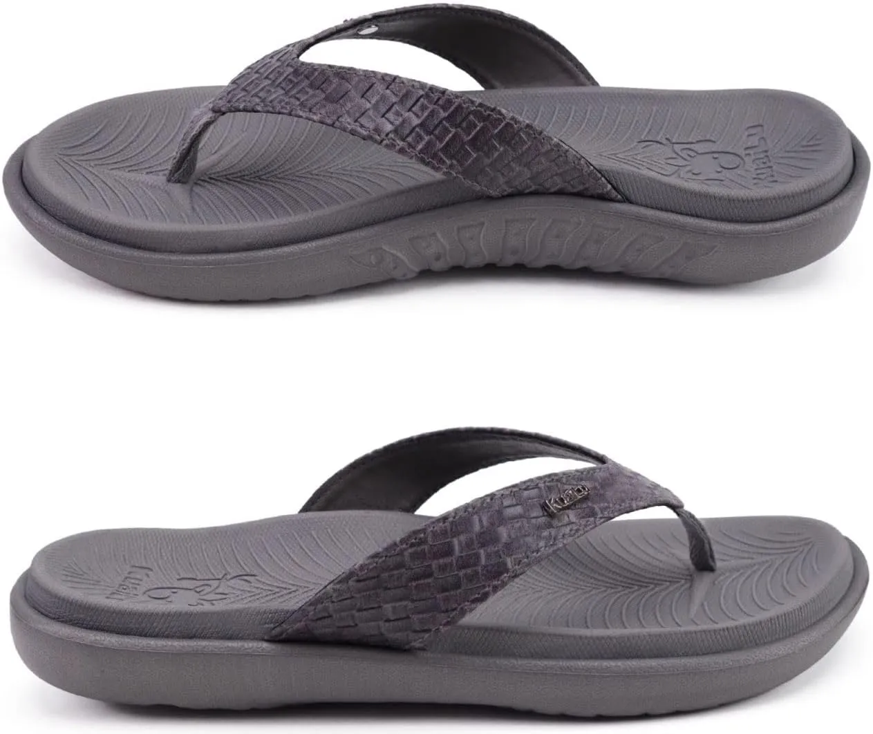 KuaiLu Womens Flip Flops Ladies Yoga Mat Comfortable Walking Thong Sandals With Plantar Fasciitis Arch Support Slip On Indoor Outdoor For Summer