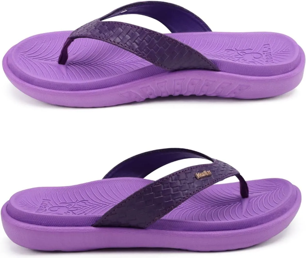 KuaiLu Womens Flip Flops Ladies Yoga Mat Comfortable Walking Thong Sandals With Plantar Fasciitis Arch Support Slip On Indoor Outdoor For Summer