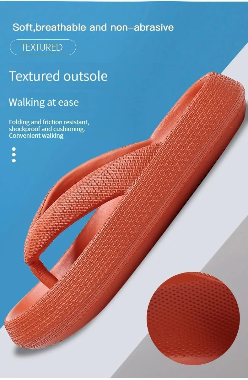 LELEBEAR Cloudies Flip Flops for Women and Men, Cloudies Slides, Cozislides Soft Slides Sandals for Indoor and Outdoor