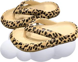 LELEBEAR Cloudies Flip Flops for Women and Men, Cloudies Slides, Cozislides Soft Slides Sandals for Indoor and Outdoor