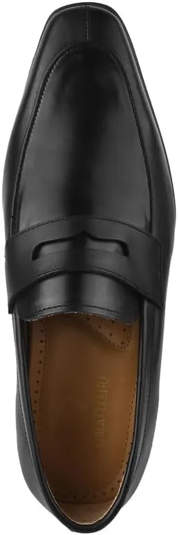 LIBERTYZENO Mens Penny Genuine Leather Adults Loafers Slip On Shoes for Prom Graduation