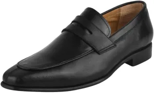 LIBERTYZENO Mens Penny Genuine Leather Adults Loafers Slip On Shoes for Prom Graduation