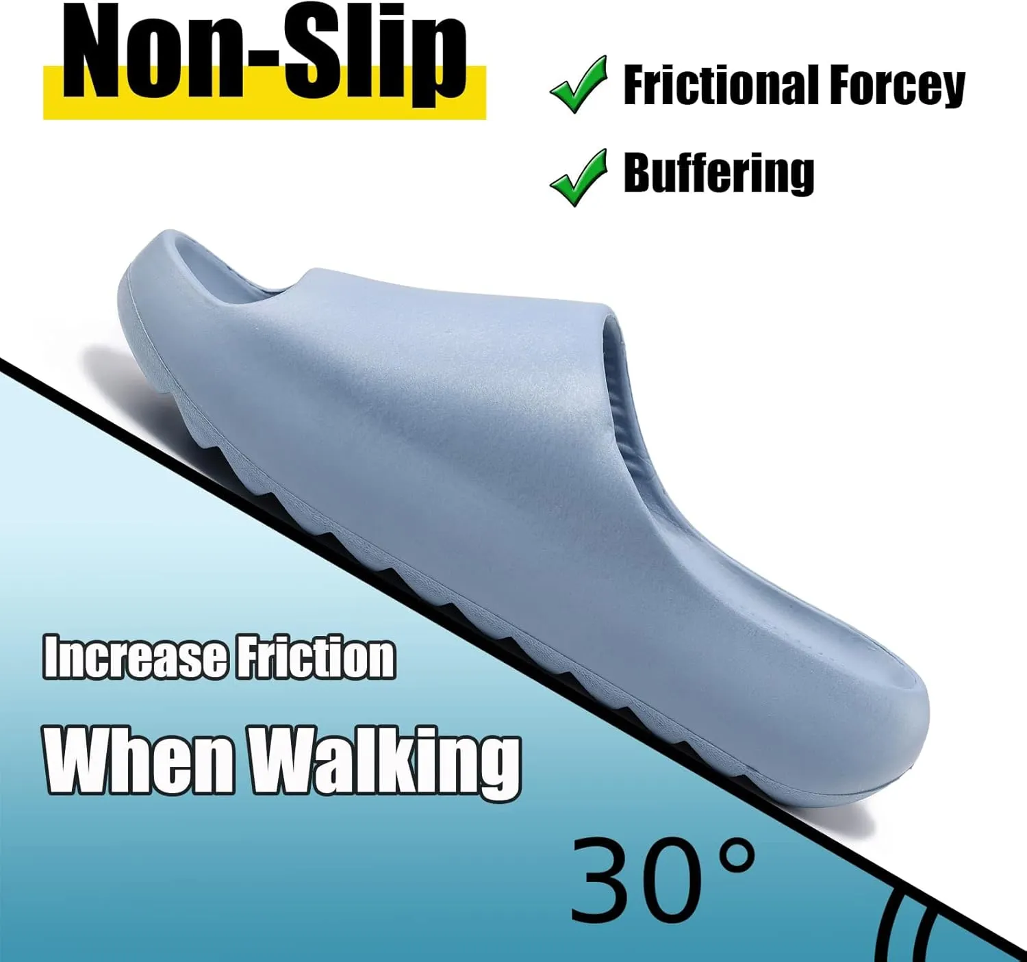 Men Women Cloud Cushion Slides EVA Pillow Slippers Cute Cartoon Print Non-Slip Shower Sandals Open Toe for Bathroom House Spa Gym Home Soft Comfy Shoes