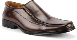 Men's 31192 Classic Square Toe Slip On Moccasin Loafers Dress Shoes