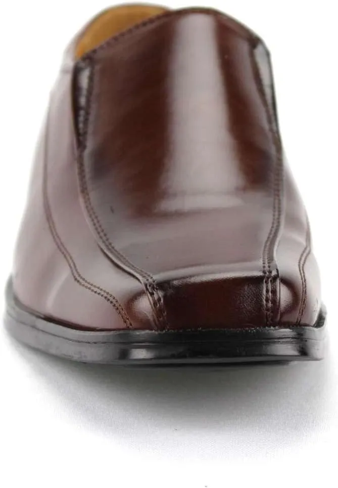 Men's 31192 Classic Square Toe Slip On Moccasin Loafers Dress Shoes
