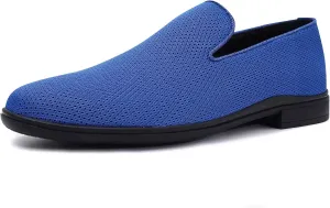 Mens Loafers Slip-on Dress Shoes Mesh Casual Oxford Shoes Classic Business Tuxedo Shoes Fashion Lightweight and Breathable