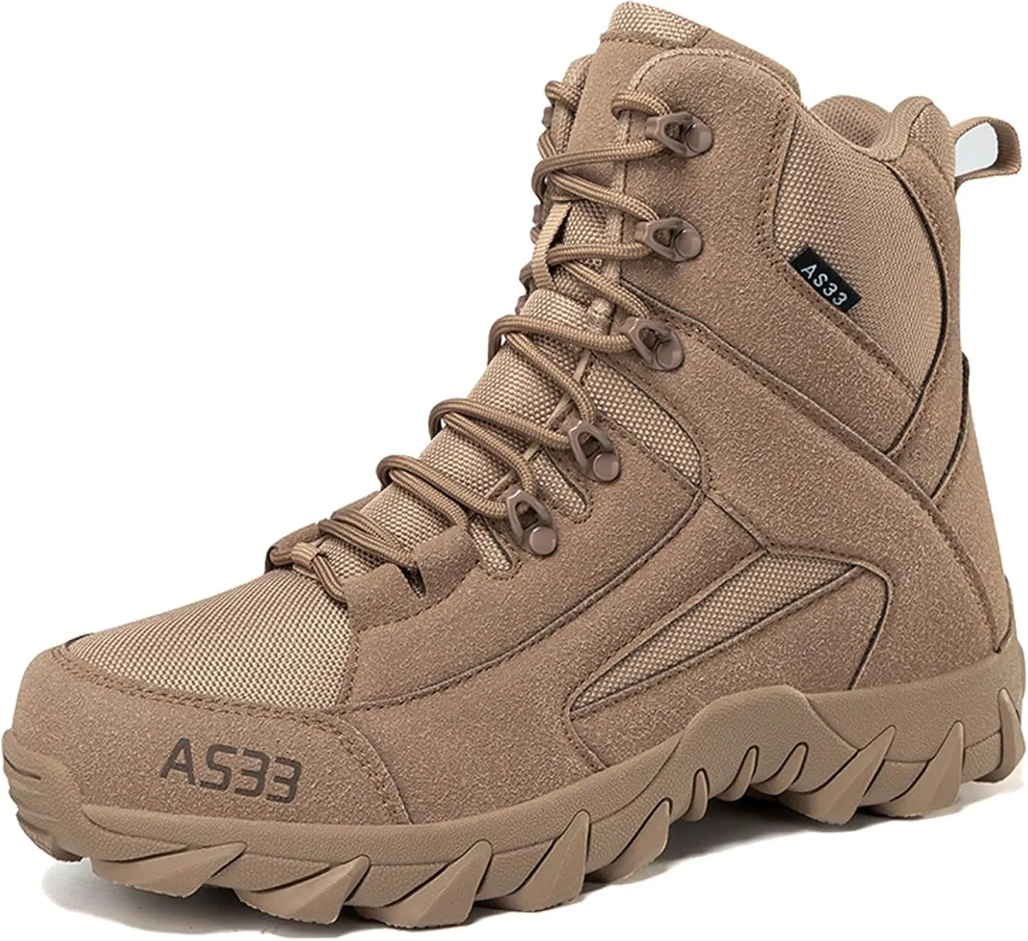 Men's Military Hiking Boots 6 Inches Work Boots Desert Boots lightweight Tactical Combat Boots