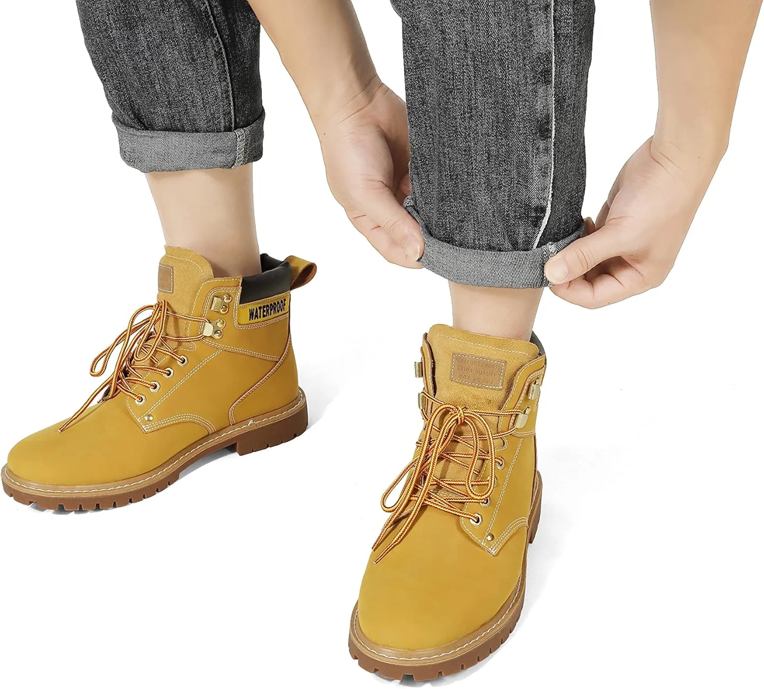 Men's Outdoor Waterproof Snow Boots Hiking Shoes