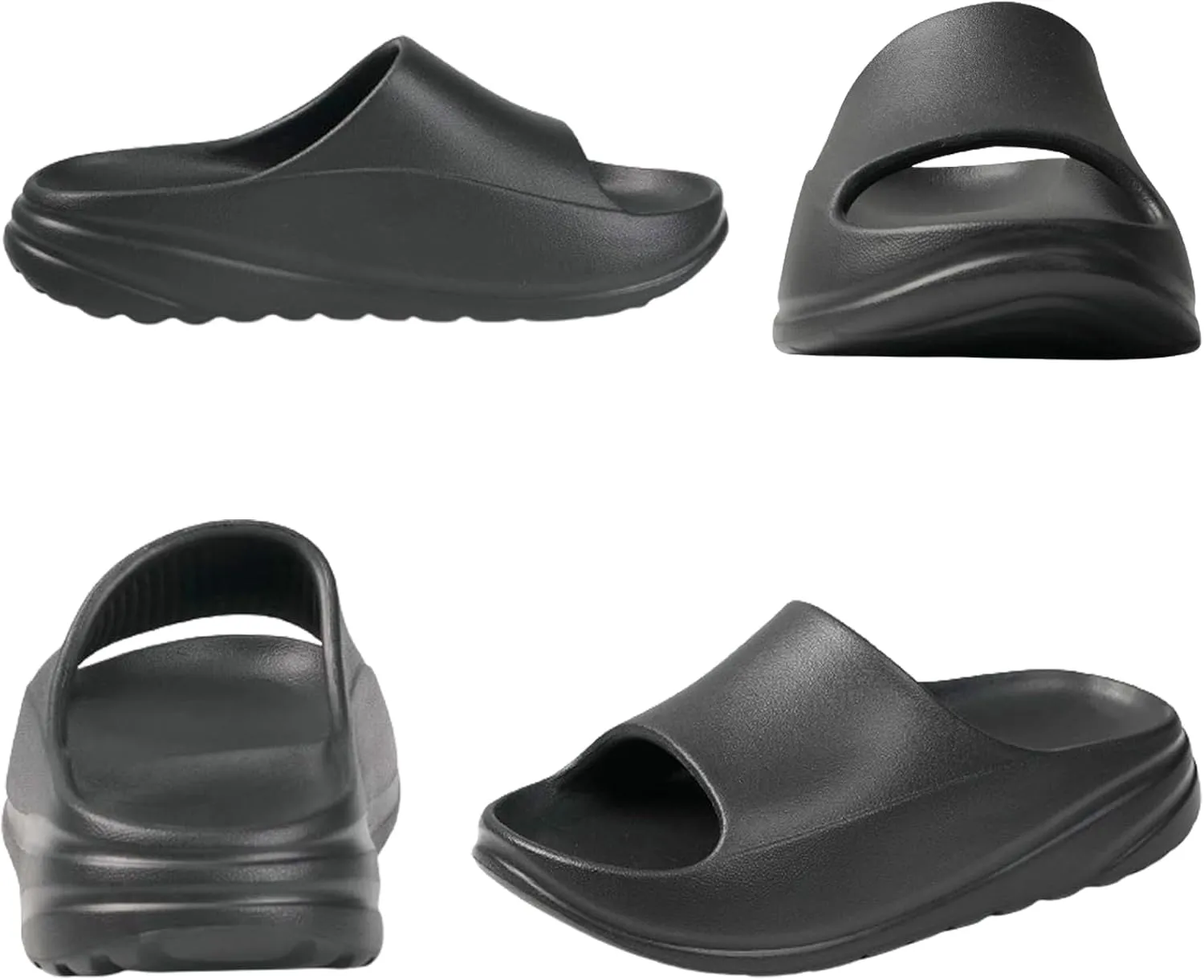 Mens/Womens Sandals Recovery Non-slip Slides with Arch Support Comfy Soft Cloud Pillow Feeling Slippers