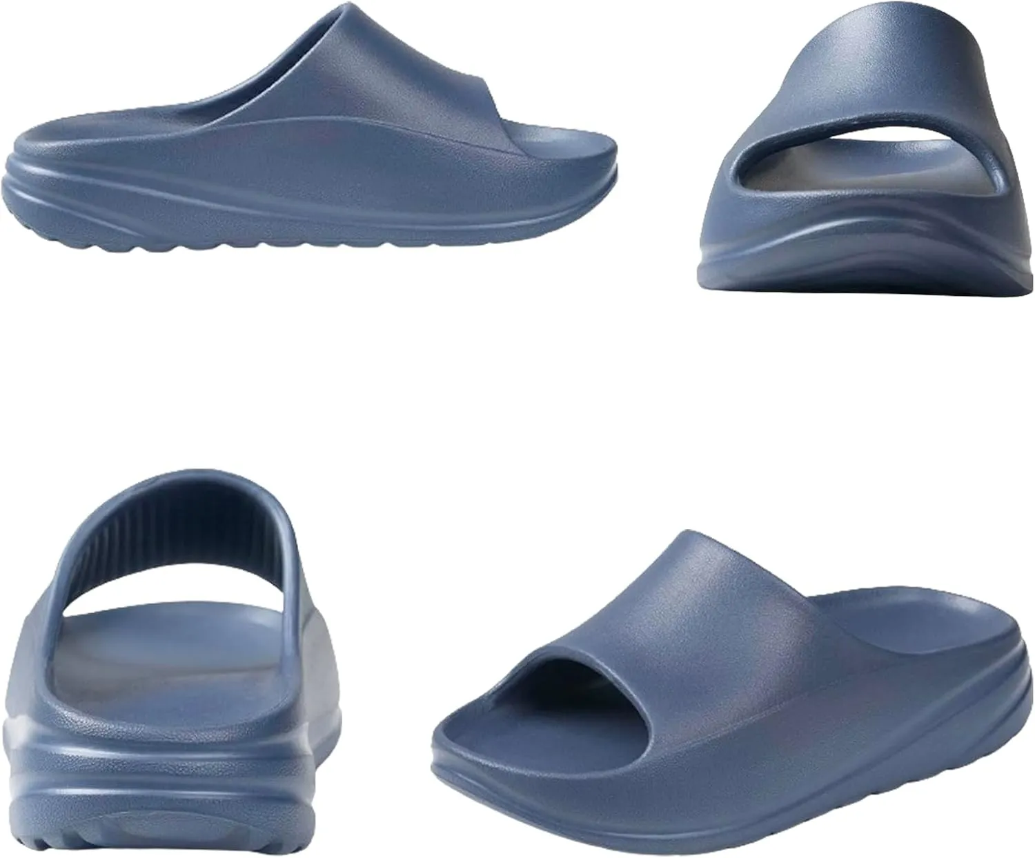 Mens/Womens Sandals Recovery Non-slip Slides with Arch Support Comfy Soft Cloud Pillow Feeling Slippers
