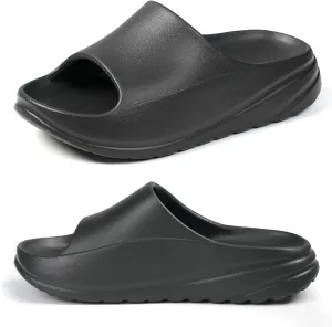 Mens/Womens Sandals Recovery Non-slip Slides with Arch Support Comfy Soft Cloud Pillow Feeling Slippers