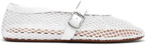 Mesh Ballet Flats for Women Buckle Strap Comfortable Mary Jane Shoes Ladies Wide Width Casual Dress Ballerina Flats