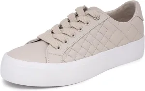 Nautica Women’s Lace-Up Fashion Sneakers – Low-Top Casual Walking & Tennis Shoes with Platform or Regular Heel