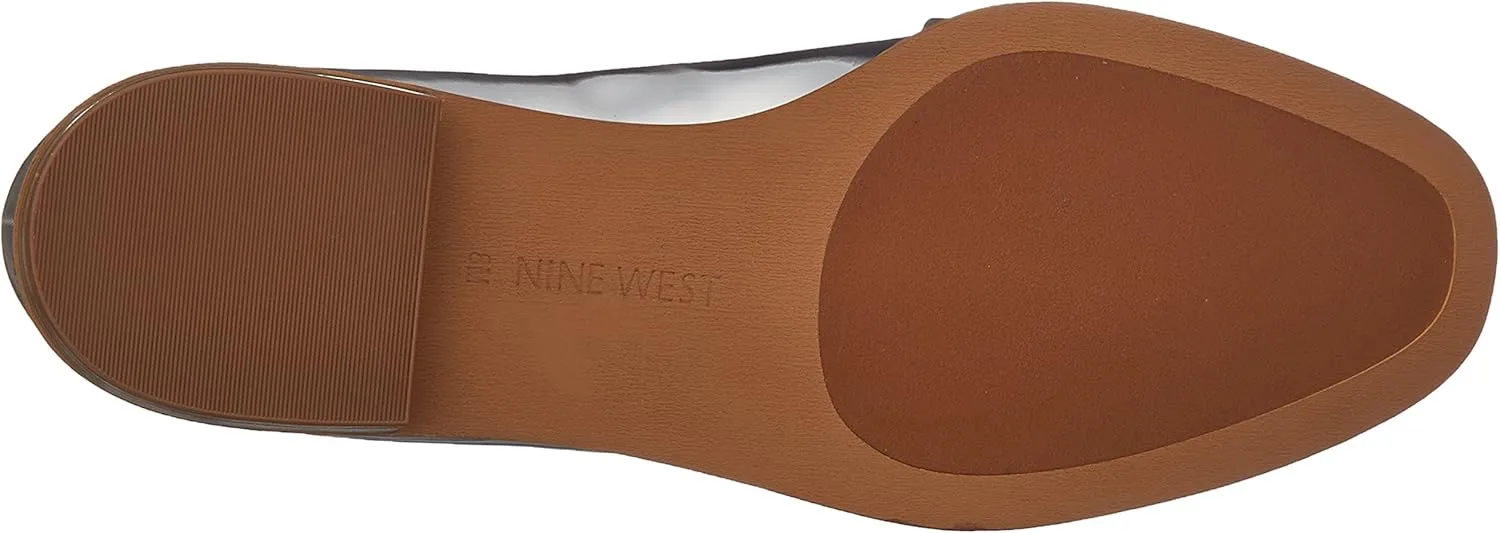 Nine West Womens New Enzo Anglioni Cinjun Metallic Loafers Heels Shoes