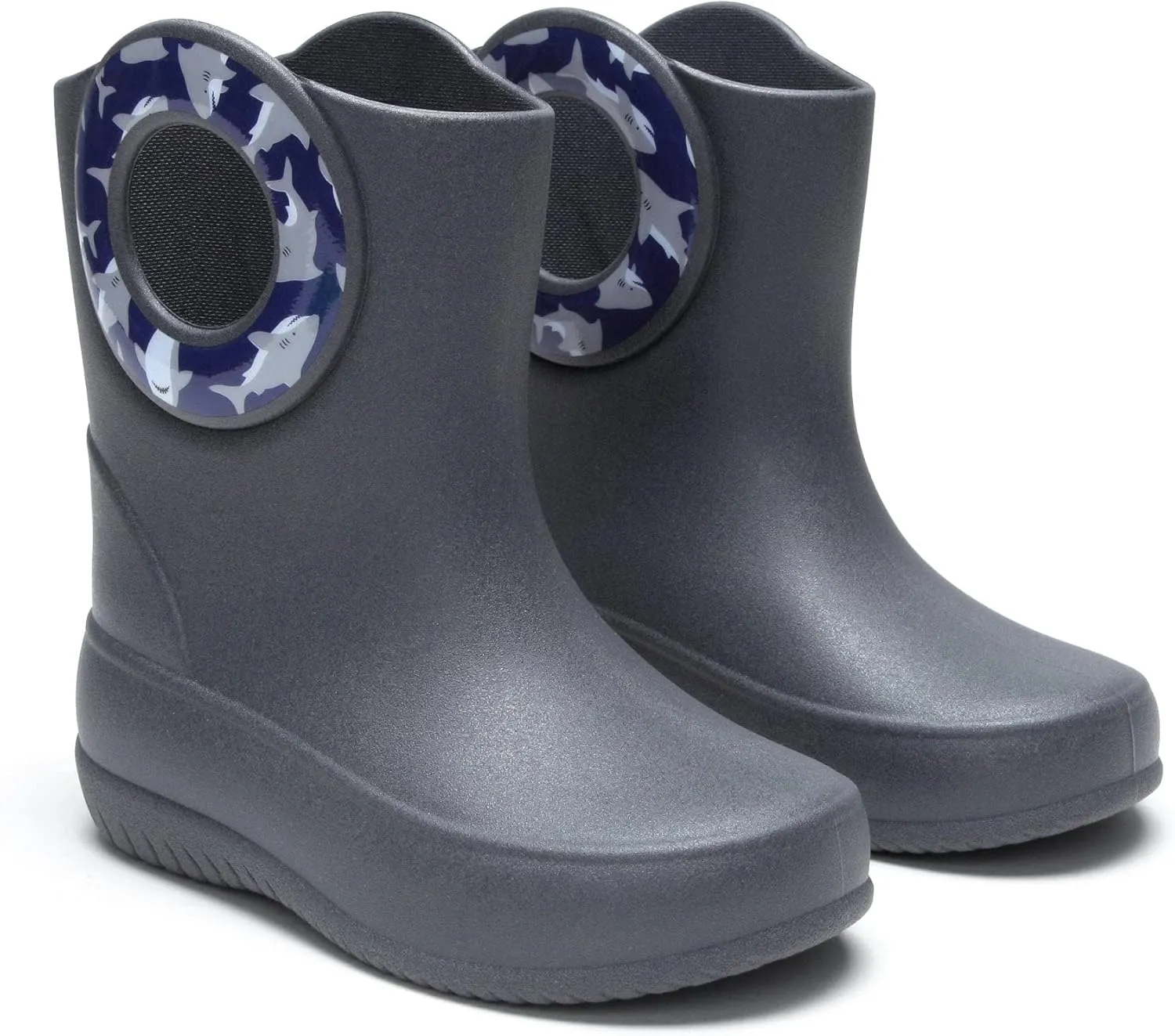 OKABASHI Kid's Kendall Rain Boot | Waterproof Design | Machine Washable | Easy-On Handles | Latex Free | Sustainably Made in the USA