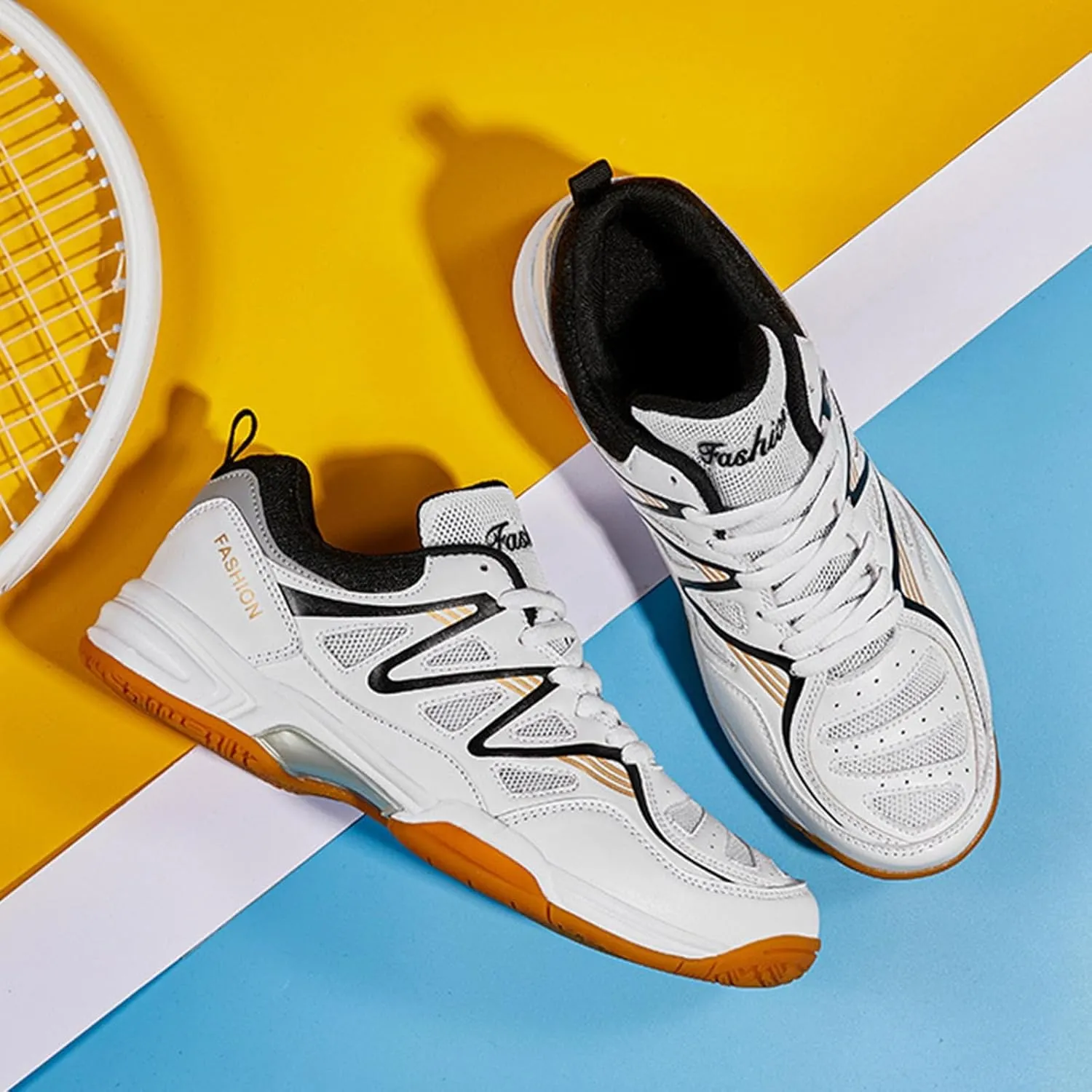 ONAIC Pickleball Shoes for Men Women Tennis Badminton Indoor Outdoor Court Training Shoes Lightweight Squash Volleyball Sneakers
