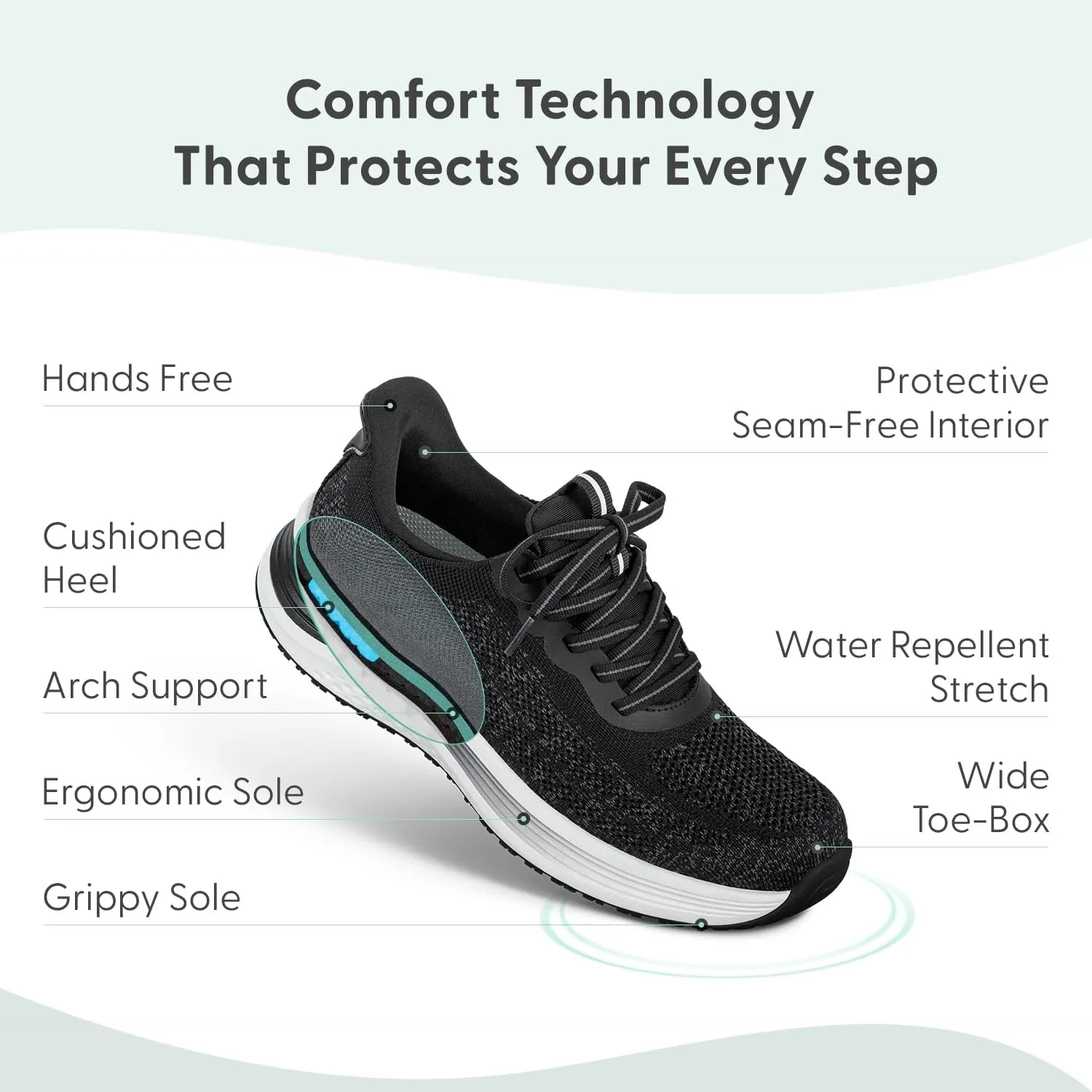 Orthofeet Women's Orthopedic Hands-Free Nira Slip-On Sneakers