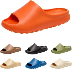 Pillow Slippers for Women and Men Cloud Platform Slides Anti Slip Cloud Slippers Lightweight EVA Comfy Shower Slides Open Toe Sandals for Indoor and Outdoor