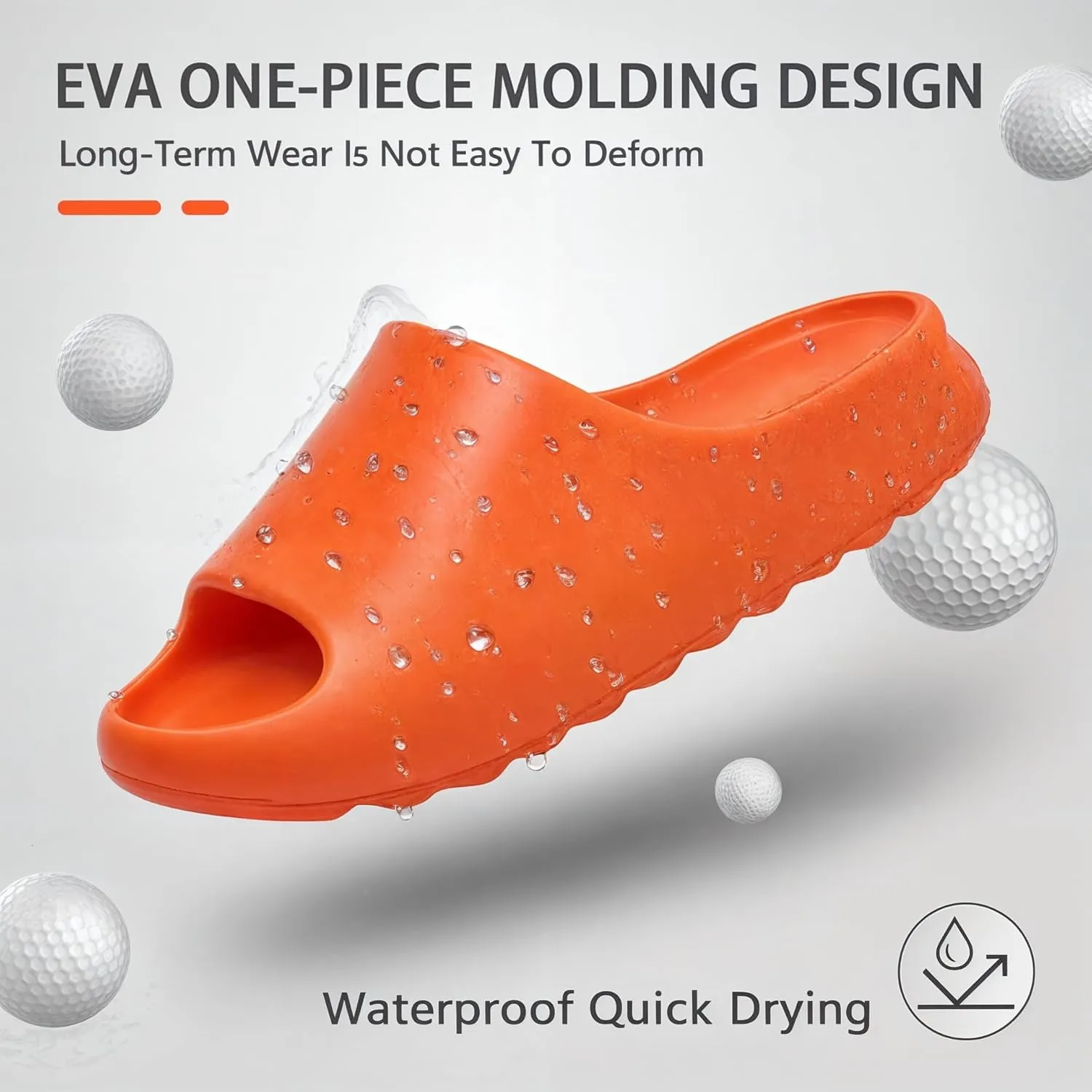Pillow Slippers for Women and Men Cloud Platform Slides Anti Slip Cloud Slippers Lightweight EVA Comfy Shower Slides Open Toe Sandals for Indoor and Outdoor