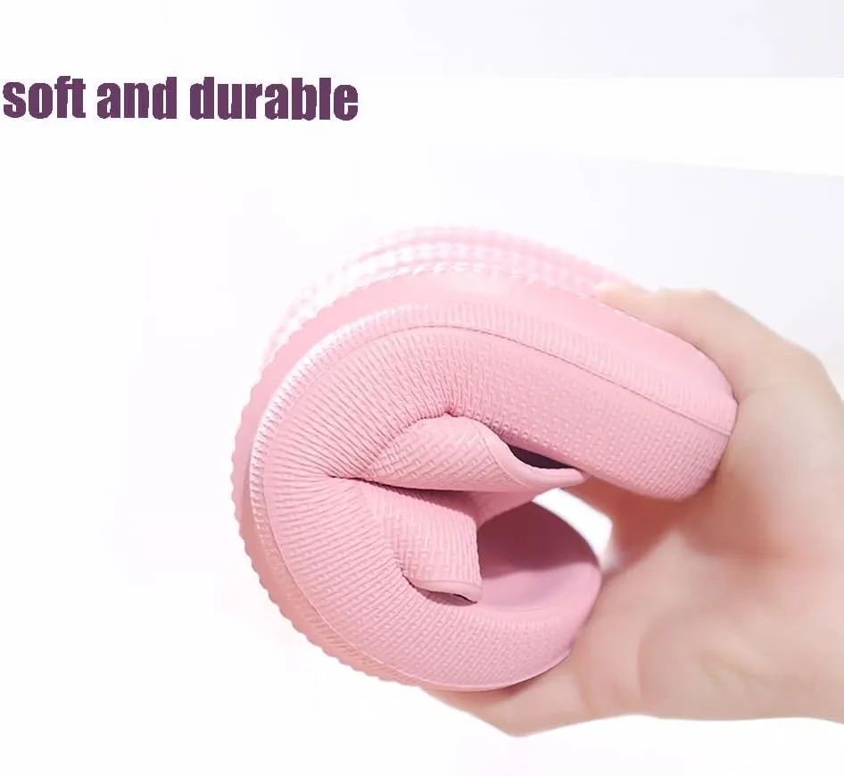 Pillow Slippers for Women and Men Non Slip, EVA Anti-Slip Cushioned Thick Sole Slides, Quick Drying Bathroom Sandals